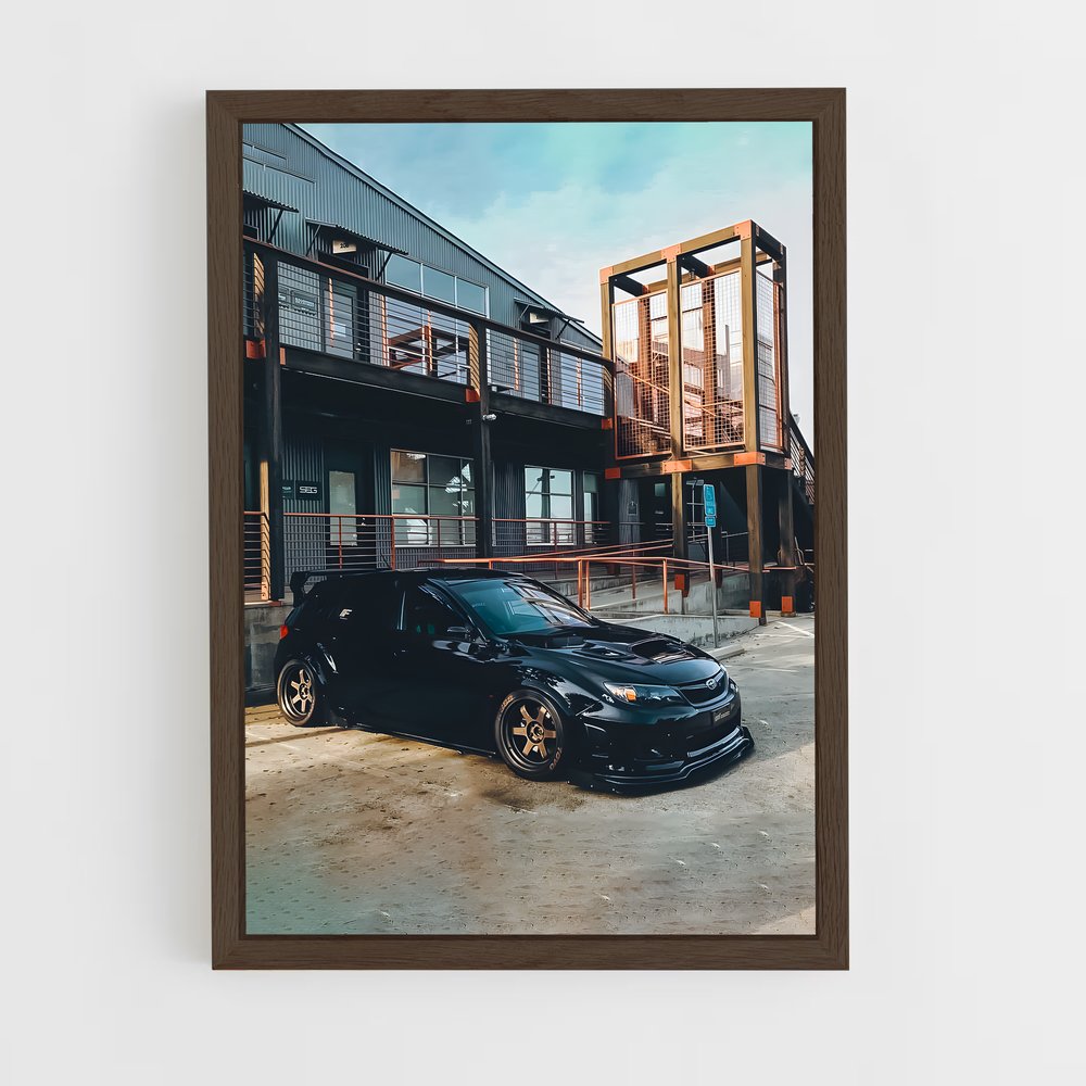Poster Wrx sti hatchback élégant – affiche Subaru (vue 5)